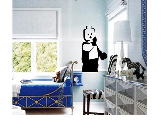 Lego Vinyl Wall Decals Etsy