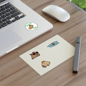 Capybara Sticker Sheet, for Laptops, Water Bottles, Notebooks, etc.