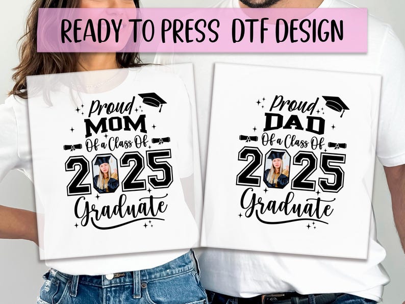 Custom Graduation DTF, Special Senior Print, Heat Press DTF Transfer ...