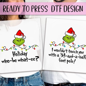 Grinchmas Vibes Ready to Press DTF, Christmas Family Print, Heat Press DTF Transfer, Custom Grinchy Print, Grinch Modes DTF, Funny Grinchy