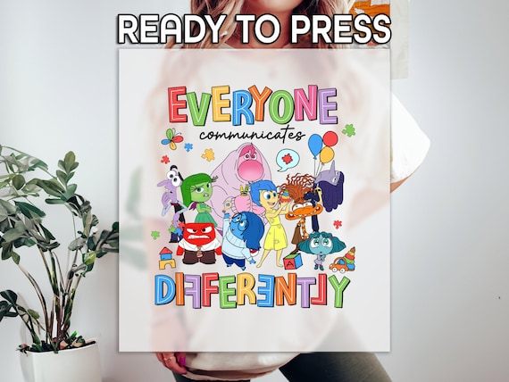 Special Education DTF, Colorful Puzzle Print, Heat Press DTF Transfer, Autism Awareness Print, Teacher Gifts DTF, Ready To Apply Transfer