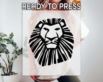 Mufasa DTF Transfer, Lion King Mufasa Printing, Mufasa Poster Silhouette DTF, Mufasa Image Print, Disney Pride DTF, Disney Characters Print