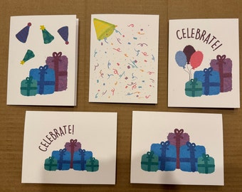 Birthday Cards Blank Interior Envelope Included Cute Cards