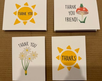 Thank you cards cute cards blank interior cards cute stationary perfect for penpals