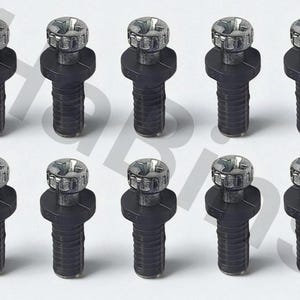 10x IKEA Plastic-Coated Screws | Part 10055570 for METOD Kitchen Cabinets | Replacement Hardware Fixings