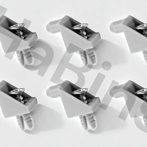 IKEA KOMPLEMENT Hyllstödsstift | Grå konsoler för PAX garderob | Artikelnummer 106422