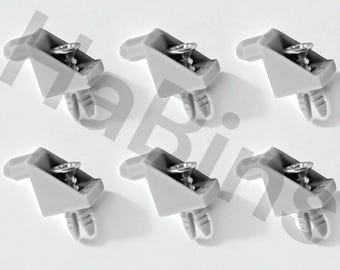 Pasadores de soporte para estantes IKEA KOMPLEMENT / Soportes grises para armario PAX / Pieza n.° 106422