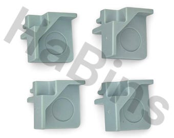 10059847 - Ricambio per staffa di supporto angolare per ripiano in vetro IKEA RUDSTA - Azzurro