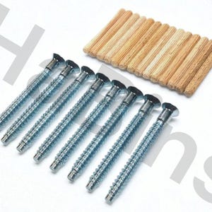 [ゆゆ] Spare Hardware Parts Shelf Unit Screws (Replacement for IKEA