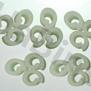 Rubber Glass Shelf Support for IKEA Detolf Cabinet | Replacement Part 102433 | Soft Shelf Pin Insert for Glass Panels | IKEA Furniture