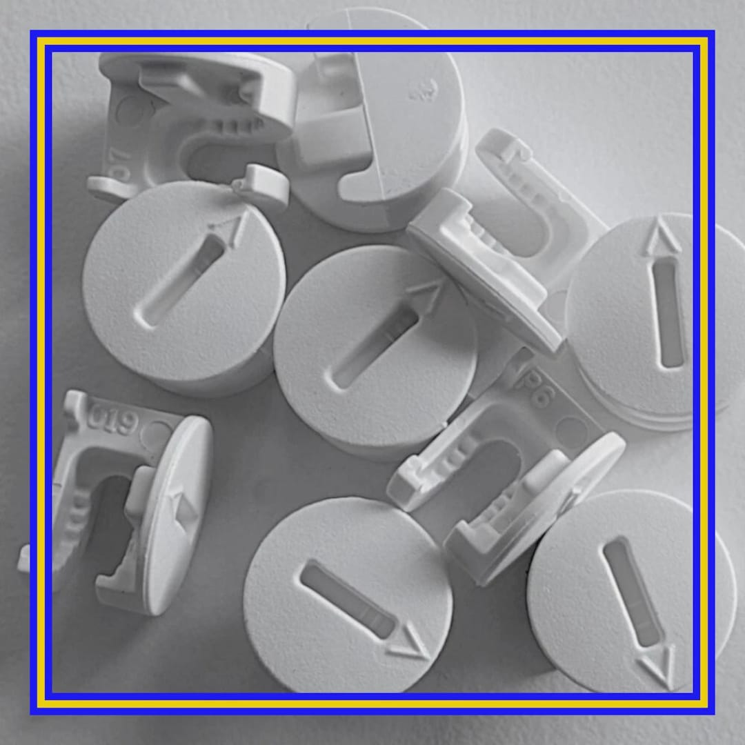 2025/02/02(日) 2000 White Plastic Cam Lock Nuts for IKEA 119030 – 15mm Diameter