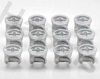 103114 - Fissaggi per dadi a camma in metallo IKEA - Adatti a Kullen, ALEX, MICKE