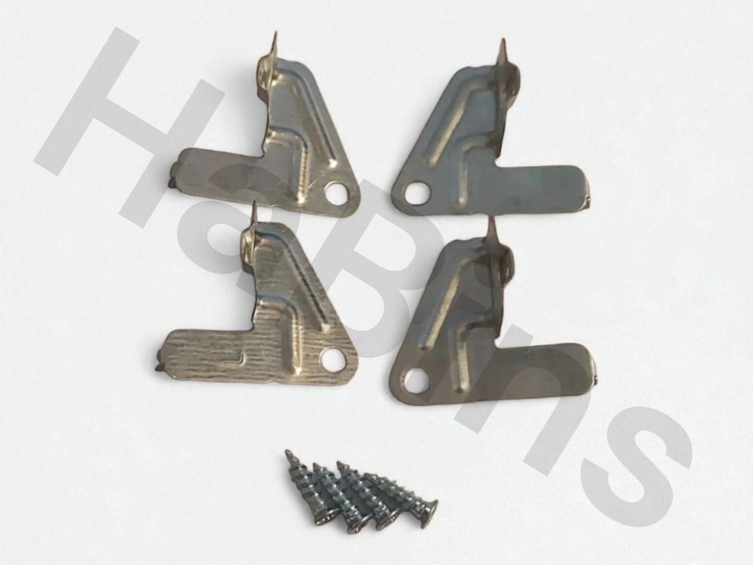 IKEA BESTA SHELF SUPPORT BRACKETS & SCREWS 115443/4 BRAND NEW ORIGINAL PARTS X4 | UK