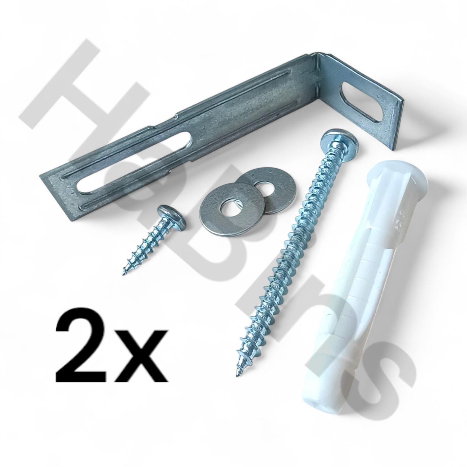 2x IKEA Anti Tip Safety Bracket Set Billy Pax Kallax Hemnes Malm