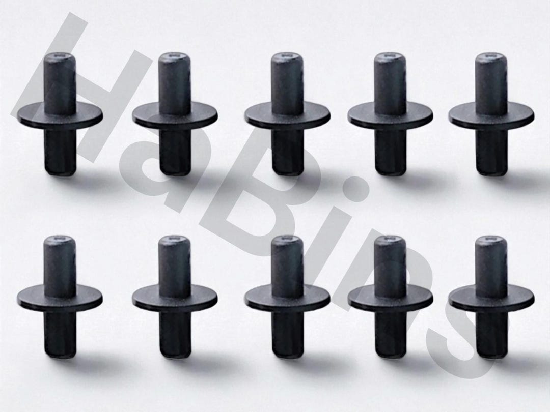Replacement for IKEA HEMNES Shelf Support Pins 110525 – Black Plastic ...