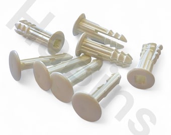 151705 & (151706) - Replacement for IKEA Plactic Socket and Rivet in white