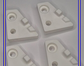 Bubu① J726 128437 x 4 IKEA Plastic Nut Holder Fittings Trysil Bed - WHITE | eBay