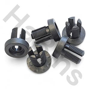 10038303  - Replacement for IKEA Threaded Plug for BEKANT Desk, in Grey