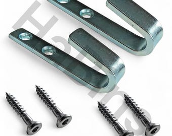 128857 (118878) - Ikea FRIHETEN Sofa Bed connection hook support bracket with screws