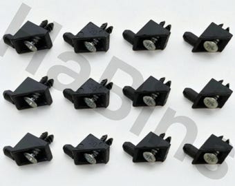 Pasadores de soporte para estantes IKEA KOMPLEMENT – Soportes negros para armario PAX / Pieza n.° 139199 (115344, 101558)