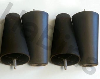 Pies de sofá compatibles con IKEA - Negro, rosca M8 (pieza n.º 121303) para Ektorp, SABOVIK, SENNESVIK