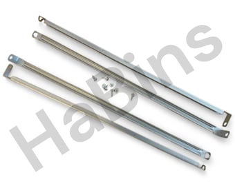 4 X IKEA 123833 Drawer Support 440mm MALM / SUNDVIK & 8 Screws 105344