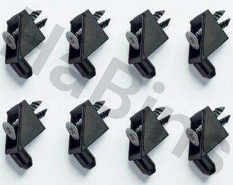 IKEA Shelf Support Pins with Screws | Part 139199 (115344, 101558)  | Black Plastic Brackets for Cabinets & Shelving