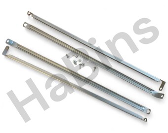 IKEA Eye Pin Connector 105657 – Pack Of 4, Silver Metal, For Gulliver Cot & Other Furniture
