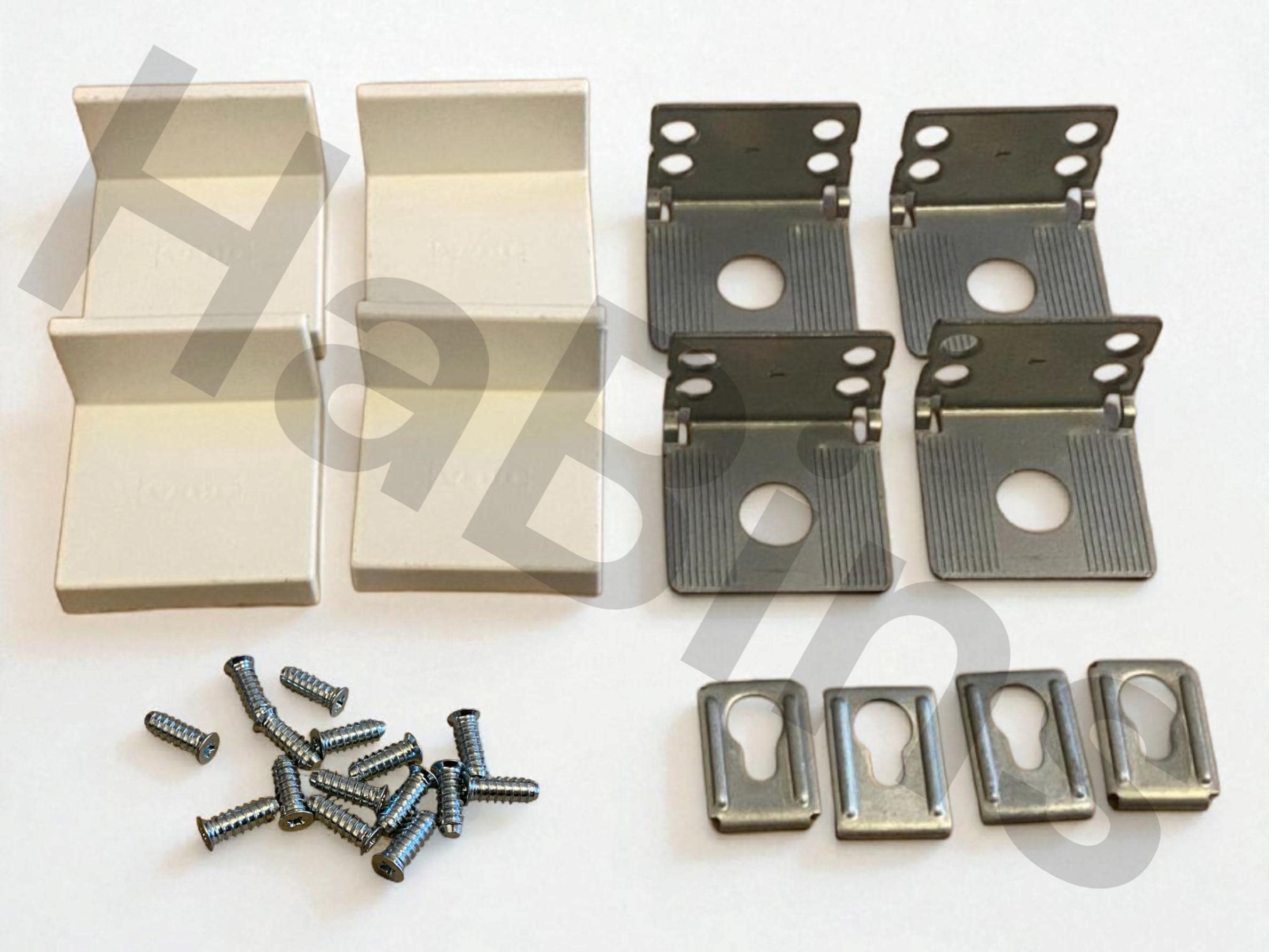 IKEA Kallax 取り付けキット ホワイトセット - 4x 115753、4x 115754