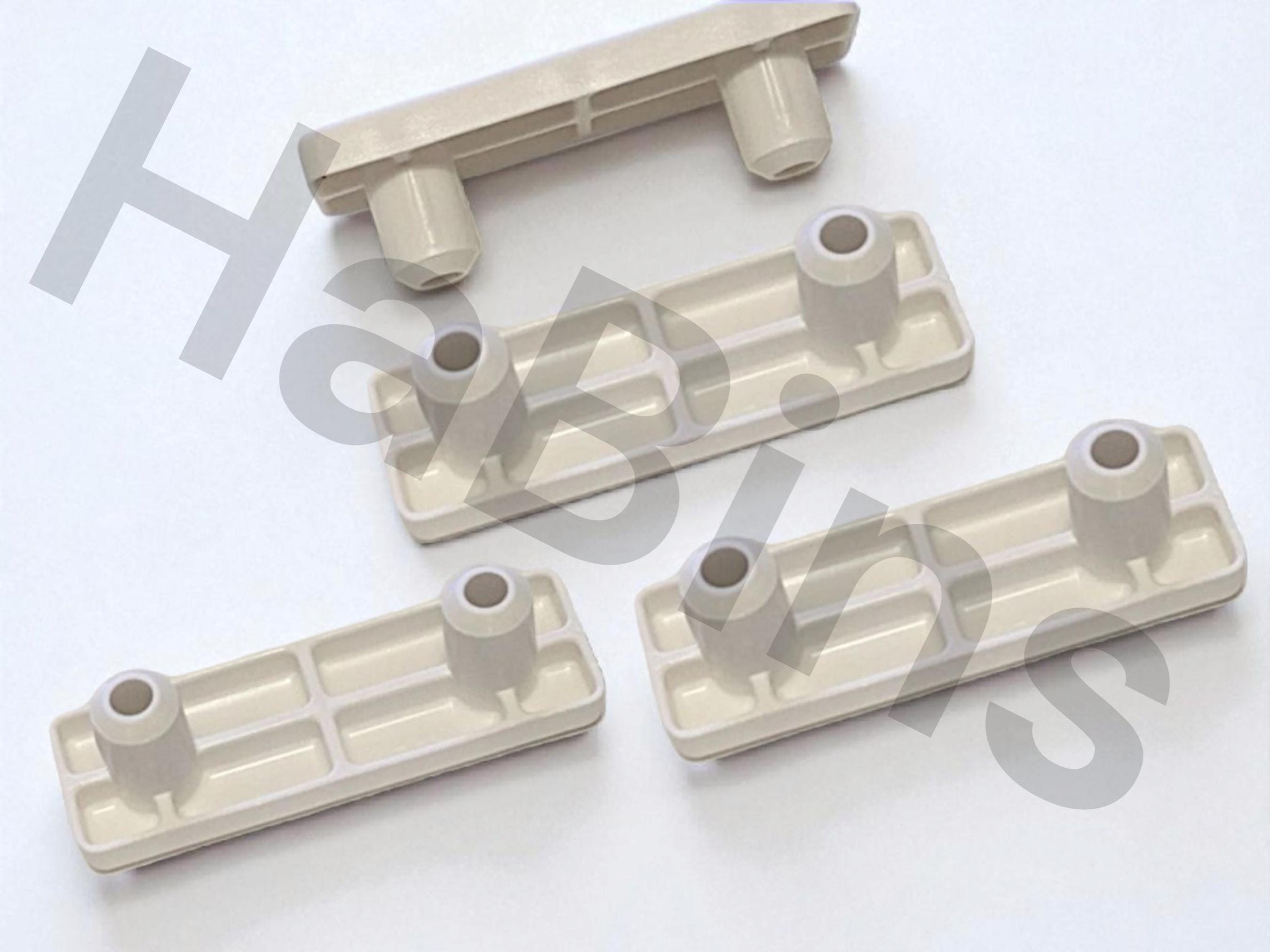 IKEA 2脚目 4x IKEA Compatible White Plastic Feet – for SMASTAD High Bed