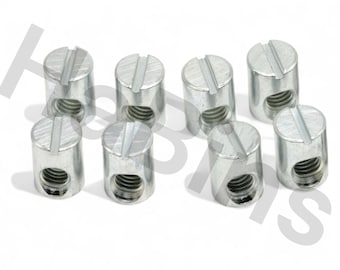 100514 - Vervanging voor IKEA-loopmoer (M6, 14 mm) voor Poang, GULLIVER, Sundvik, MALM, Besta, Hemnes