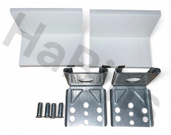 2x 124518, 124516 - IKEA Replacement Wall Mount Parts Set  (METOD) w/ 4 Screws - White