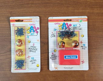 Vintage 1989 Tootsie Toy Lot Of 2 Twin Jax Sets Numbers 231 & 238 New