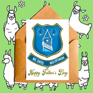 Carte de fête des pères pour fan de football, EFC l