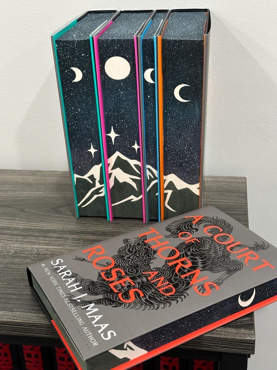 A Court of Thorns and Roses Series- ACOTAR - Fore-edge