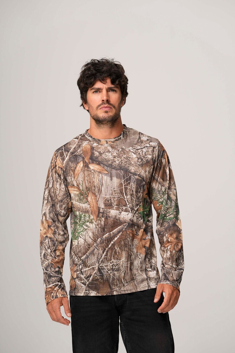 Bell Rangers Realtree Edge Long Sleeve Camouflage Crewneck Shirt With ...