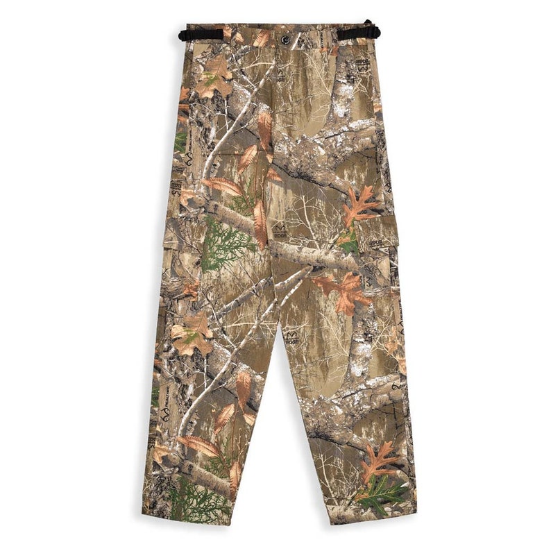 Bell Rangers Realtree Edge Camouflage Cargo Pants with 6 Pockets for Men and Women Hunting Outdoor Hiking Unisex Clothes