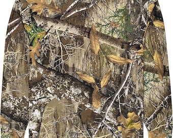 Youth Realtree Edge Camo Long Sleeve Shirt: Scent Control, UPF 30+ Outdoor Wear