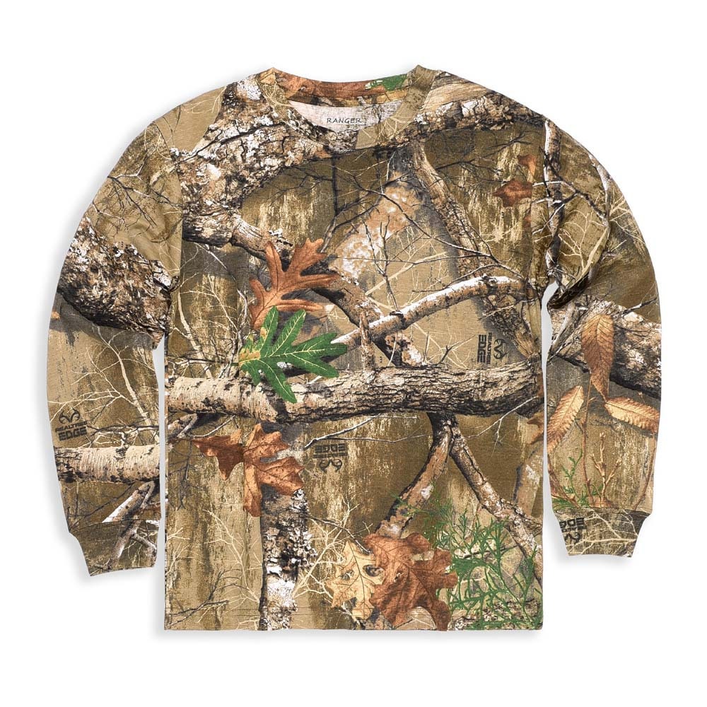 Pull Manches Longues Camouflage Vert/marron - Marque Standard Taille M - Occasion Bon état