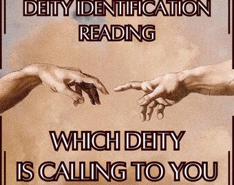 DETAILED Deity Identification | 1-9 Entities Identified | 6-8 Cards [Digital Delivery]