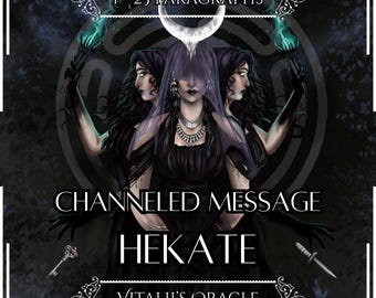 Channeled Message From Hekate | Goddess of Magic, Crossroads, and Death | Oracle Reading