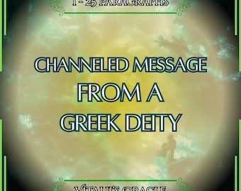 Channeled Message from a Random Greek Deity | Who has a Message for you? | Same Day