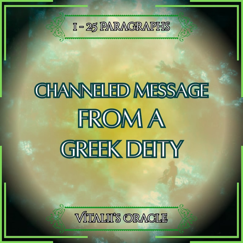 Channeled Message from a Random Greek Deity | Who has a Message for you? | Same Day Bild 1
