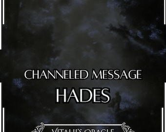 Channeled Message From Hades | God of the Dead, and Hidden Treasures | Oracle Reading