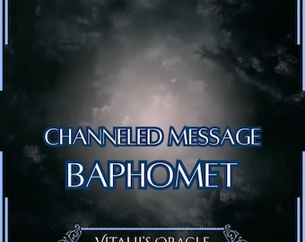 Channeled Message from Baphomet | The Grand Architect, Spirit of Balance | Oracle Reading