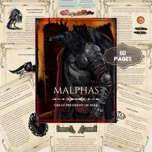 Malphas - Grand président de l'enfer | Grimoire imprimable - Ars Goetia [60 p. PDF]