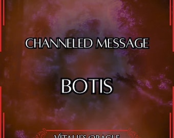 Channeled Message from Botis | 1–5 Questions Answered |  Infernal Communication [Digital Delivery]