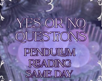 Lecture au pendule - 3 questions [le même jour]