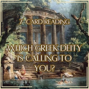 Identification de la divinité grecque - [7 cartes / 3 divinités] - Quelle divinité grecque vous appelle ?