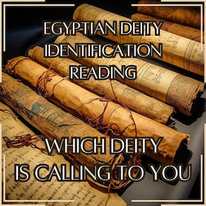DETAILLIERTE Ägyptische Gottheit Identifikation | 1-12 Entitäten Identifiziert | 6-9 Karten [Digital Lieferung]